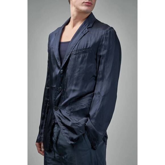 Dries van Noten Mens Bilbo Jacket in Navy 52 Large - Picture 4 of 4